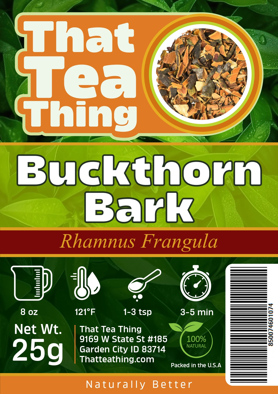 Buckthorn Bark